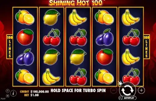 Caractéristiques de Shining Hot 100