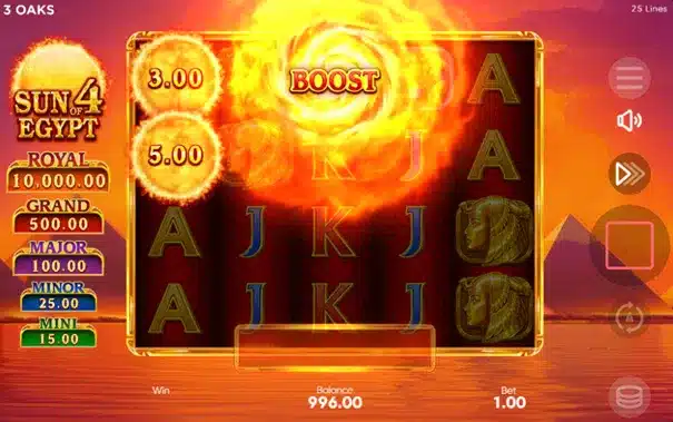 Sun of Egypt 4 5 Sun of Egypt : boost feature