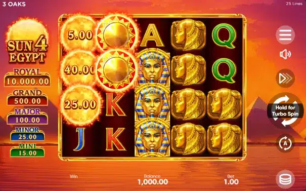Sun of Egypt 4 7 Sun of Egypt : super bonus