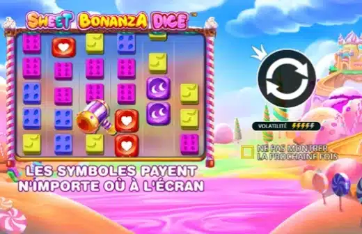Sweet Bonanza Dice | Pragmatic Play et ses gains explosifs