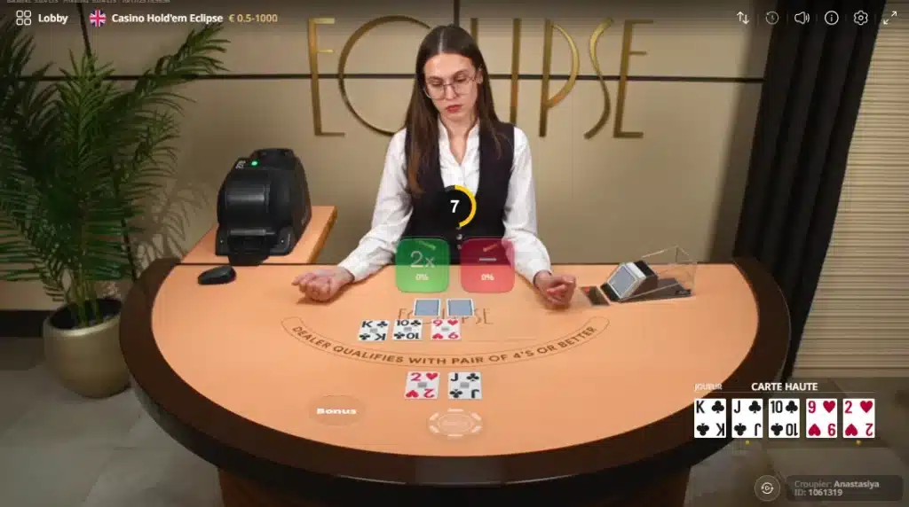 Les meilleurs jeux de casino 6 Texas Hold'em Poker en direct