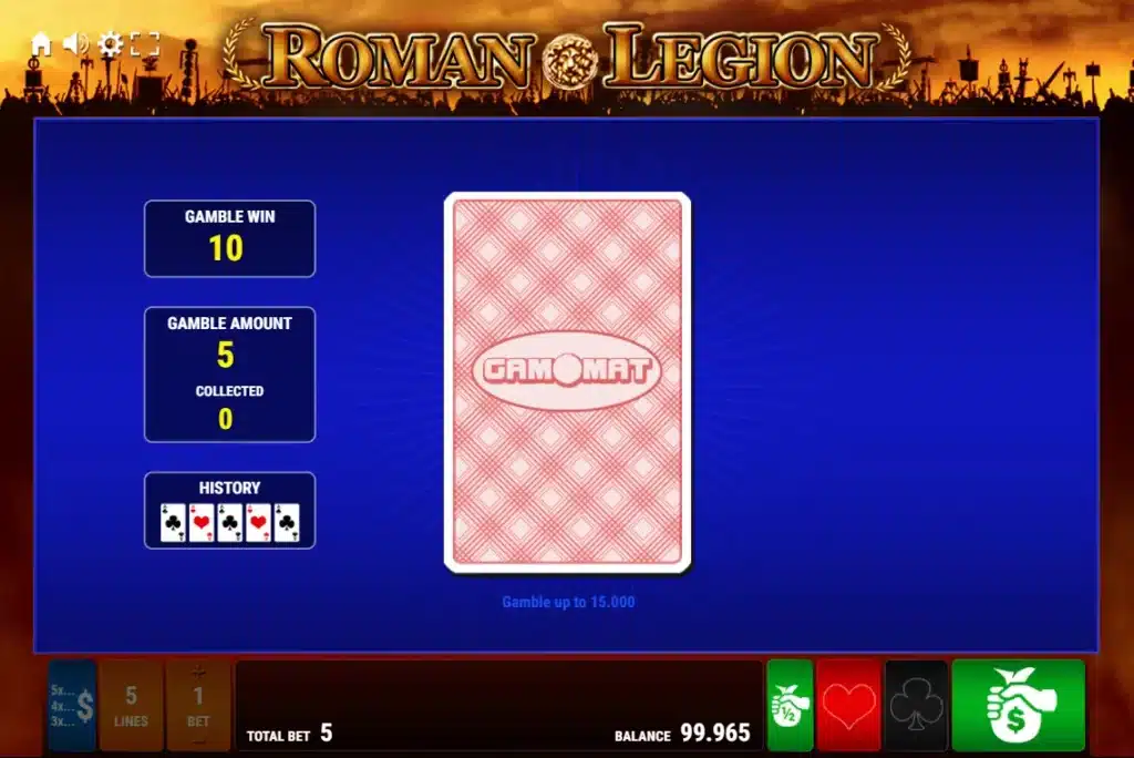 Roman Legion 7 Roman Legion : card gamble