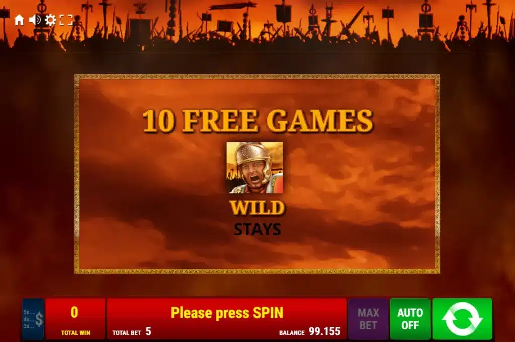 Roman Legion 5 Roman Legion : free spins