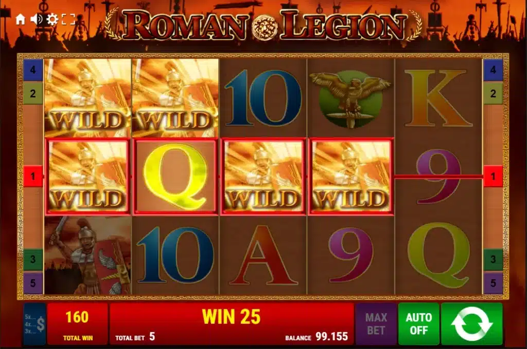 Roman Legion 4 Roman Legion : wild et sticky